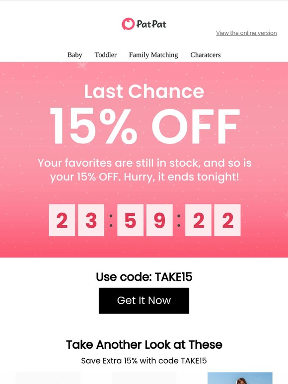 ⏰ Last Chance — 15% OFF Ends Tonight