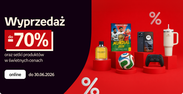 Wyprzedaż do -70% oraz setki produktów w świetnych cenach