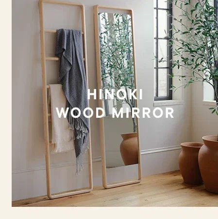 Hinoki Wood Mirror