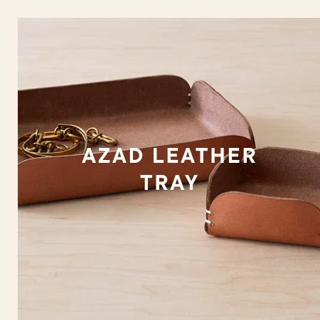 Azad Leather Tray