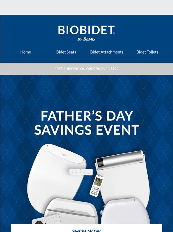 Upgrade Dad’s Throne This Father’s Day🚽