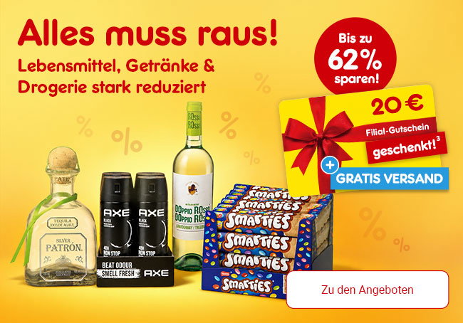 Food mit Filial-Gutschein