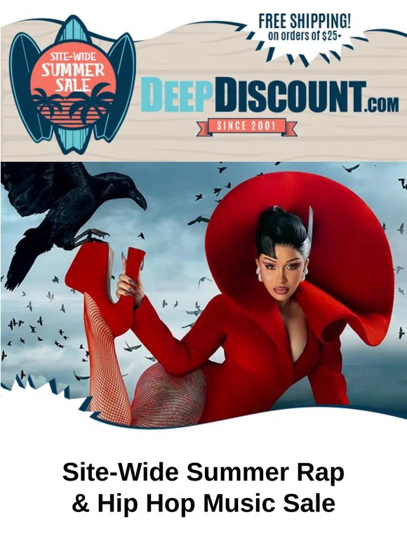 Beat Drops & Big Deals 🔴 Rap & Hip Hop Site-Wide Summer Sale