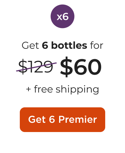 Premier plan of 6 bottles for $60 + Free Shipping