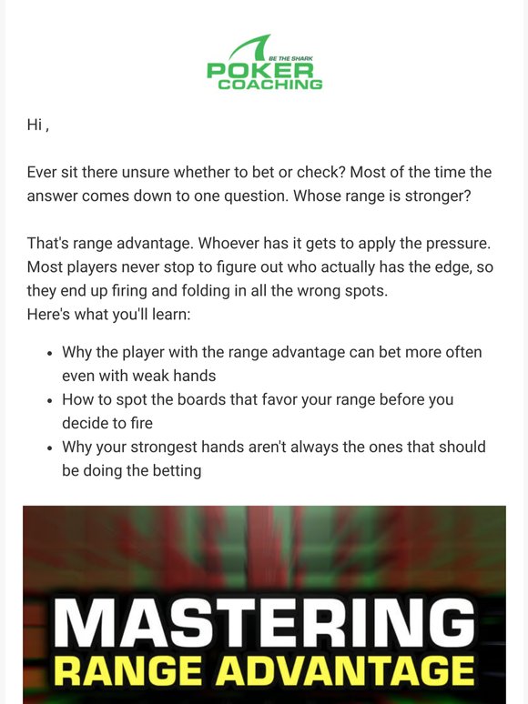 Stop Betting Based on Your Hand Alone