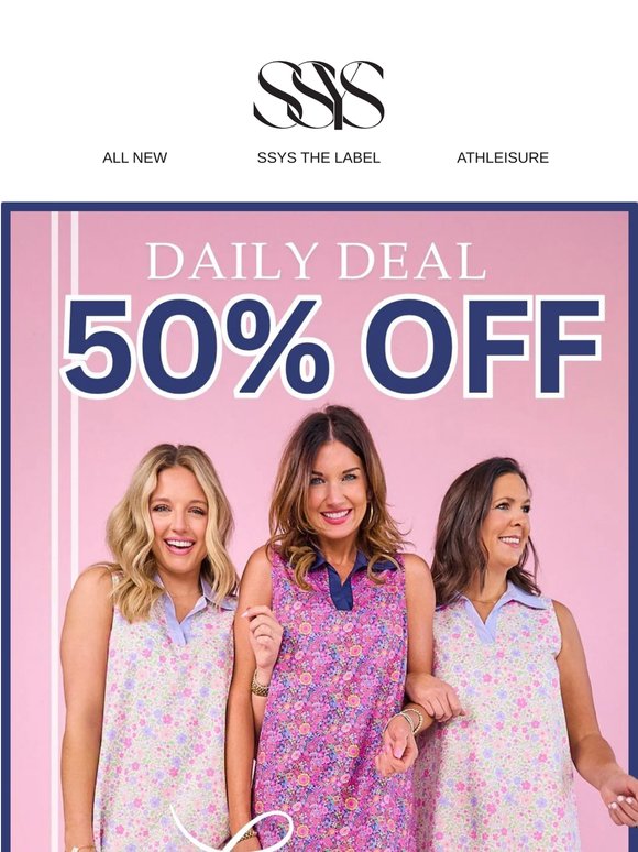 50% OFF THE SAWYER DRESS💗