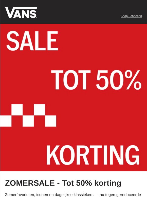 Zomersale is live: tot 50% korting
