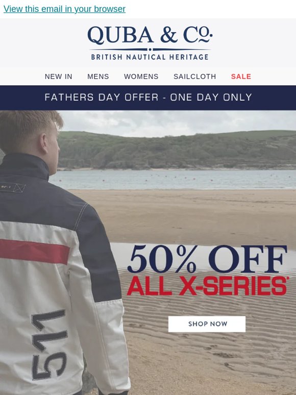 50% Off X-Series Starts Now | One Day Only