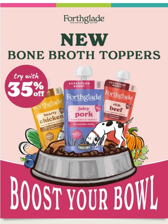 NEW: Bone Broth Toppers Are Here 🎉