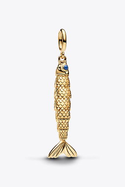Articulated Fish Dangle Charm
