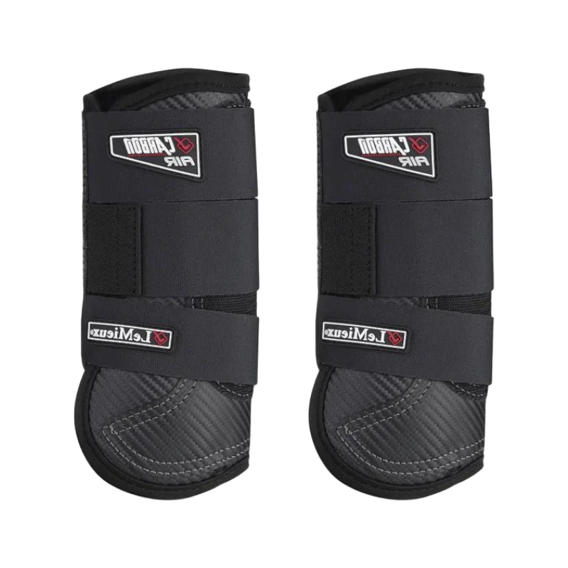 Image of LeMieux - Guêtres de cross Carbon Air noir x2