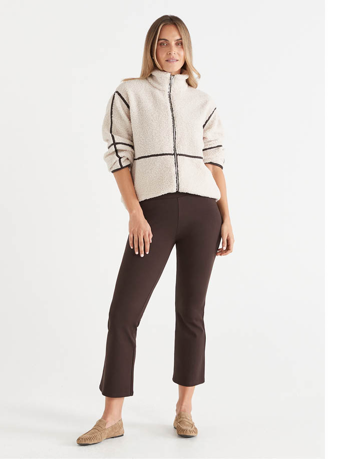 Teddy Shearling Zip Jacket