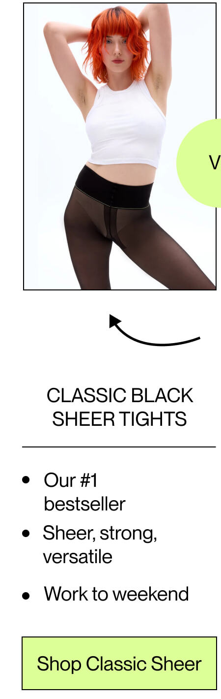 Classic Black Sheer Tights