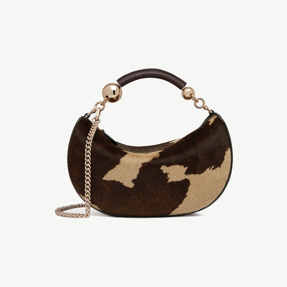 Image of Crescent Moon Mini - Sand/Espresso Spot Print