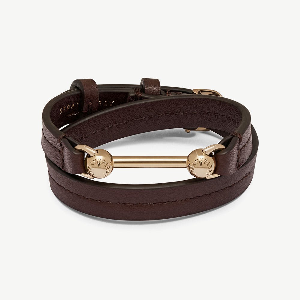 Image of Corda Double Wrap Bracelet - Burgundy