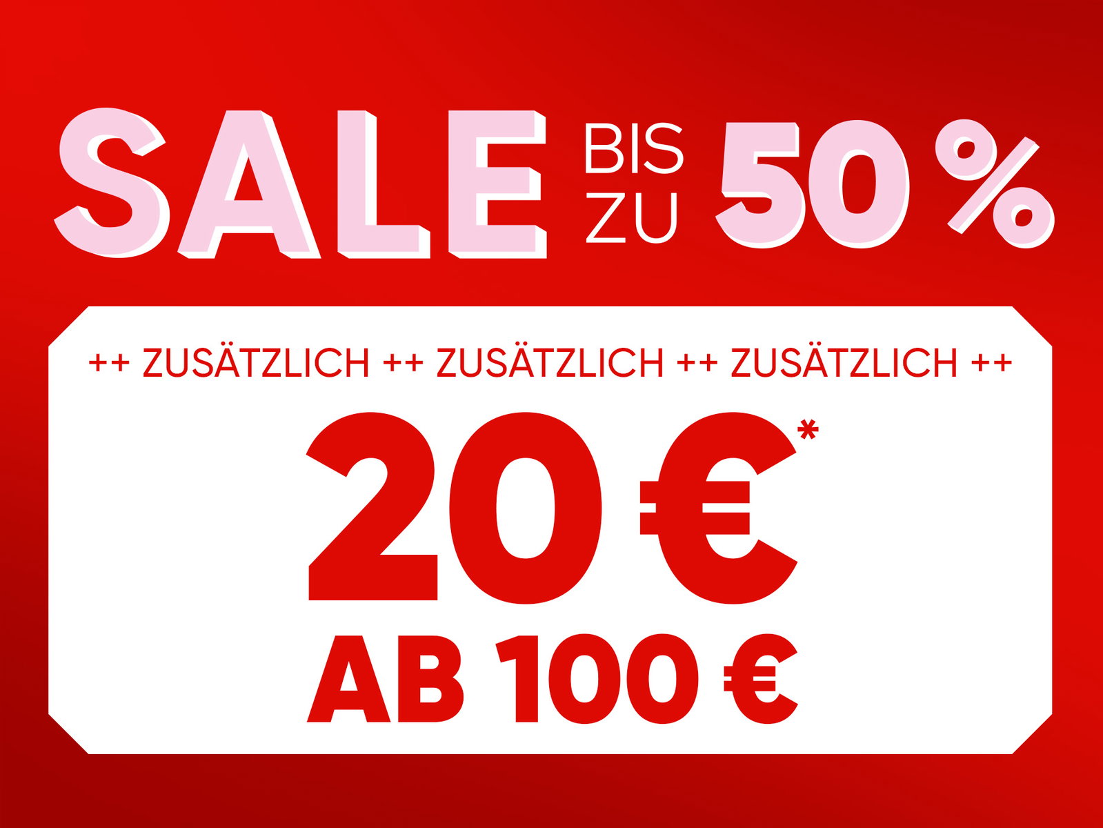 SALE und 20ab100