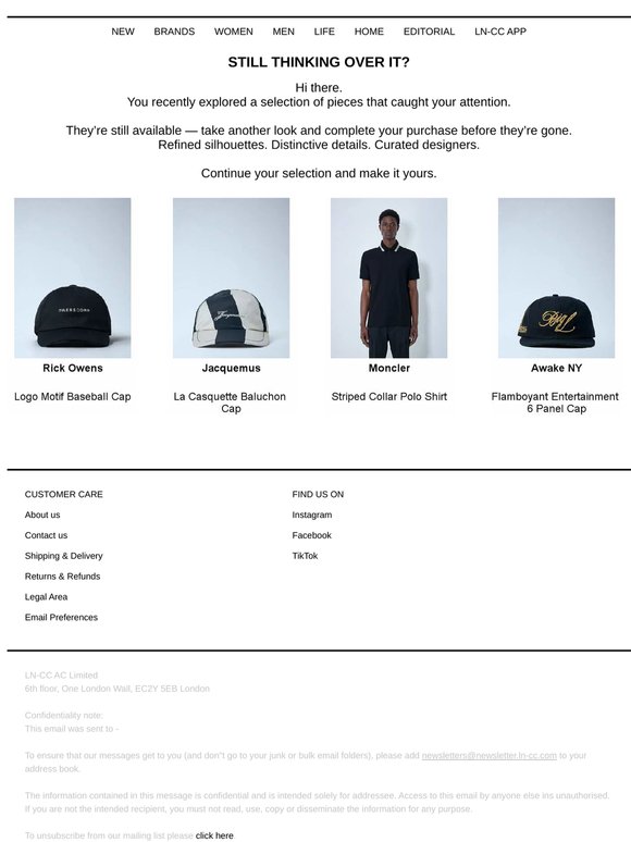 Product you're considering still await