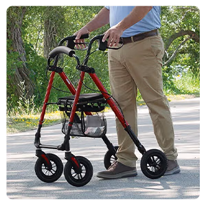 LivingSURE™ Ultra-Lite Folding Rollator