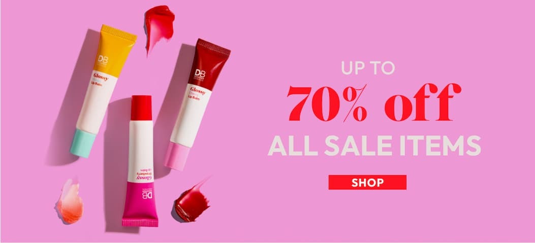 Up to 70% Off All Sale Items | DB Cosmetics
