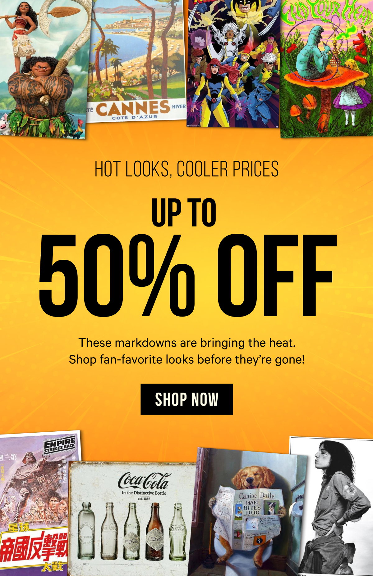Up to 50% Off: These markdowns are bringing the heat. Shop fan-favorite looks before they’re gone! 