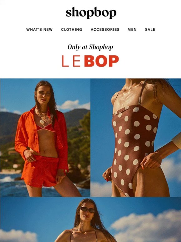 Exclusive drop: LE BOP swim