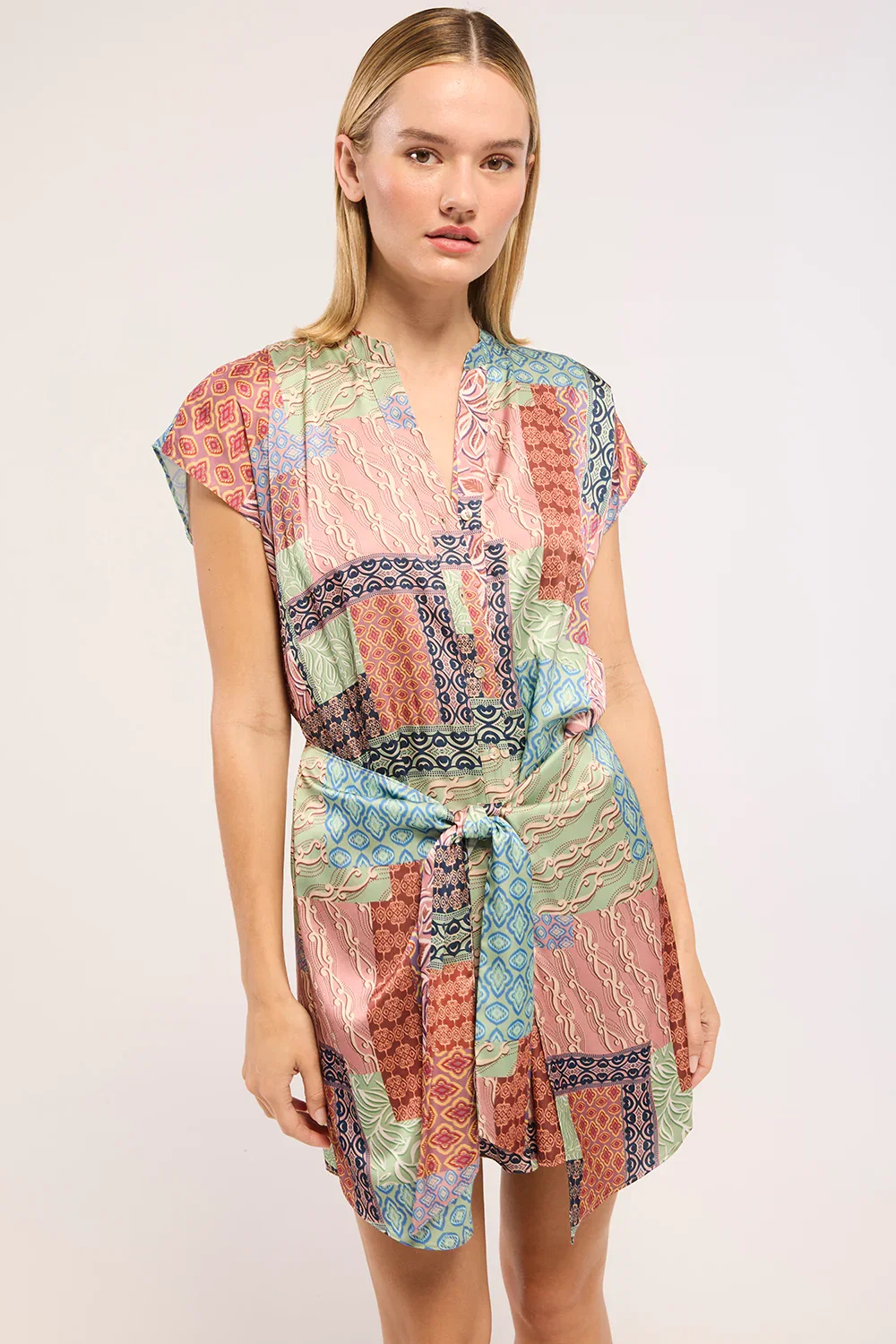 Image of  Mika Dress - Oasis Patchwork