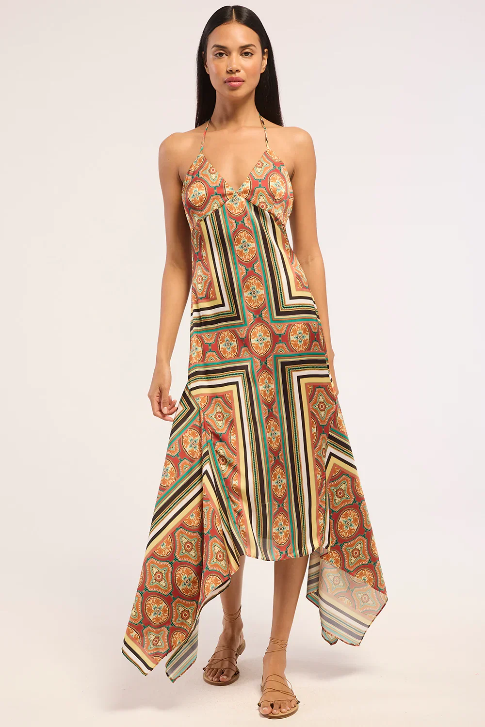 Image of  Sheila Dress - Majorelle Scarf