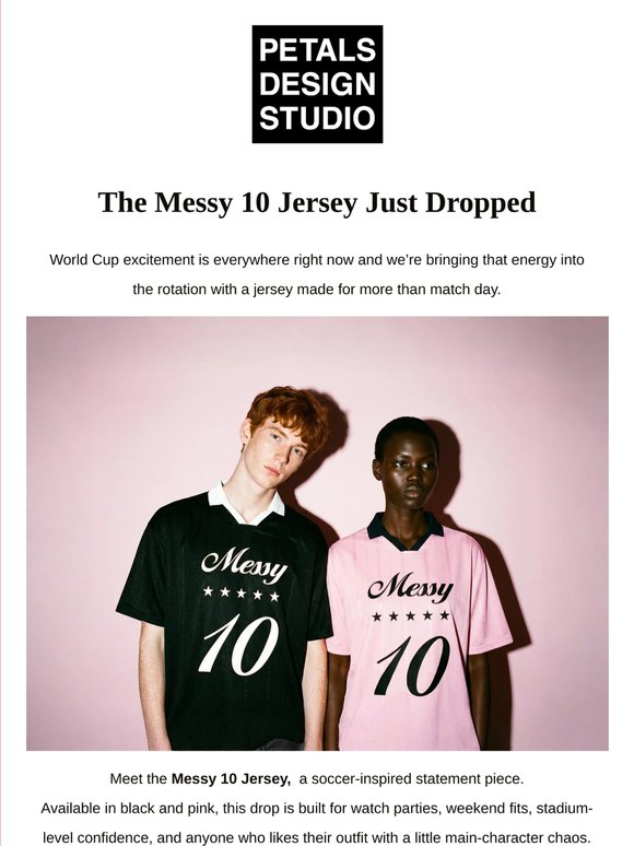 Petals and Peacocks: The Messy 10 Jersey just dropped | Milled