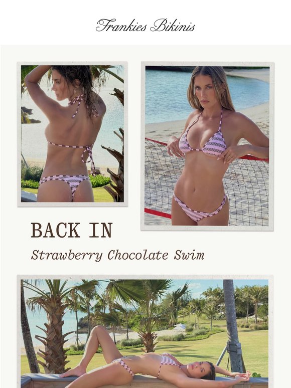 Back In: Strawberry Chocolate Swim