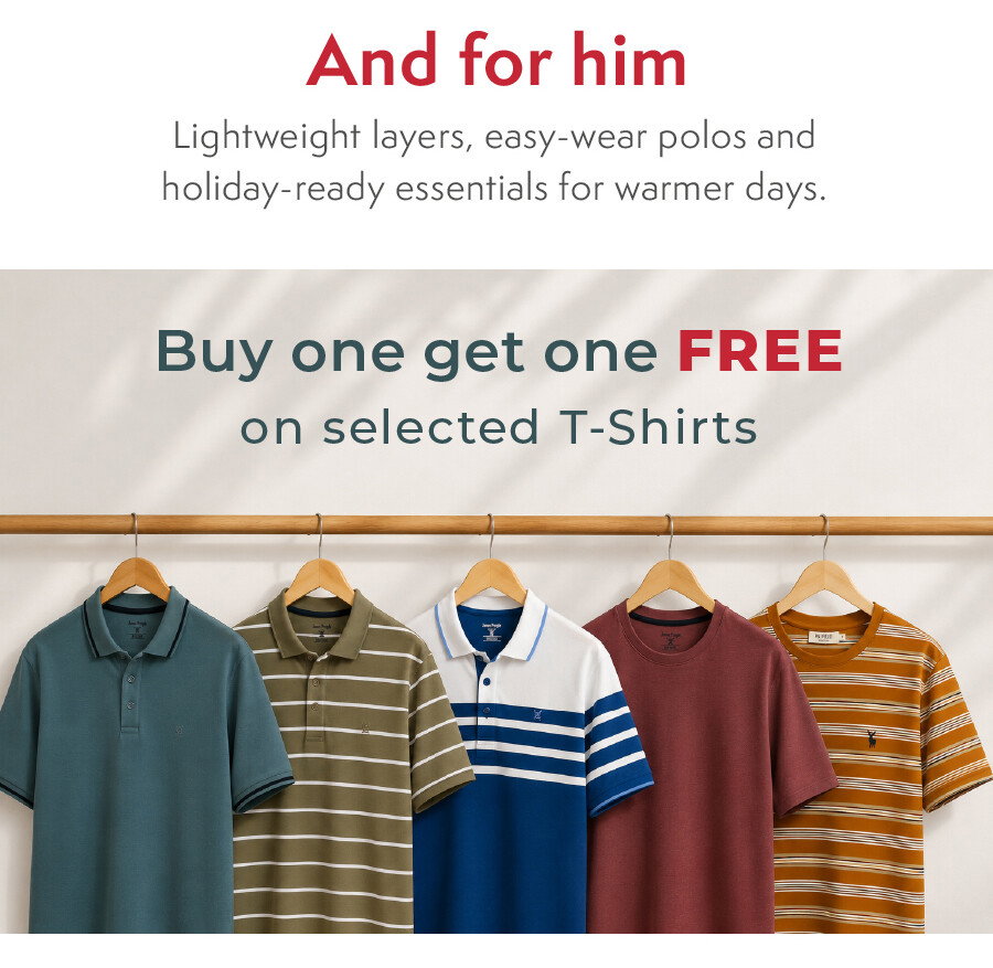 Men’s BOGOF T-Shirts and Polos