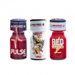 Pack Poppers Tavira – Pulse + Warrior Sex + Red Booster