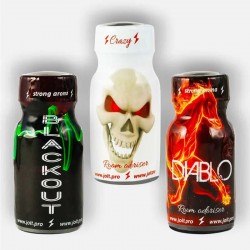 Pack Poppers Jolt – Diablo, Crazy e Blackout (3 botes)