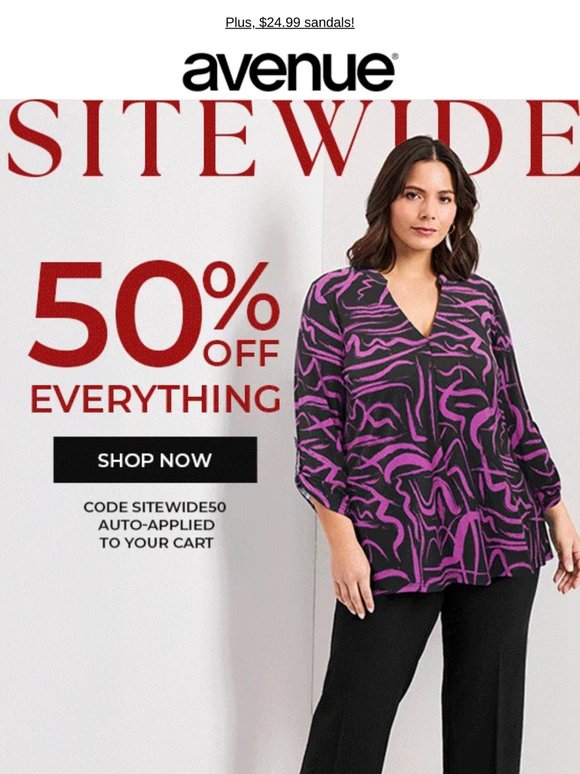 HALF OFF Everything 👀