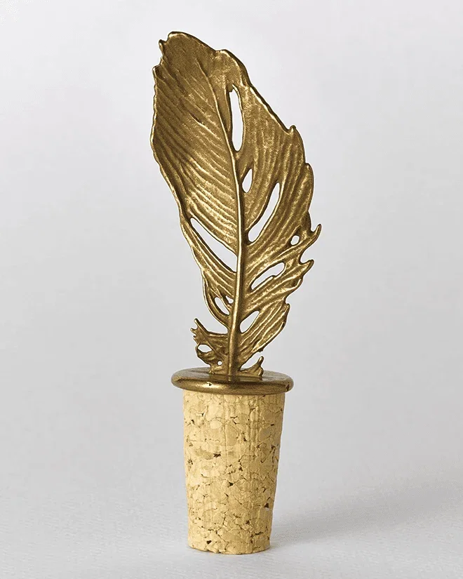 Crow Feather Bottle Stopper