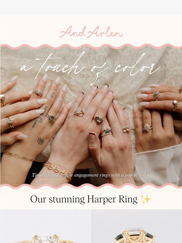 Engagement Rings with a Pop of Color ✨💍