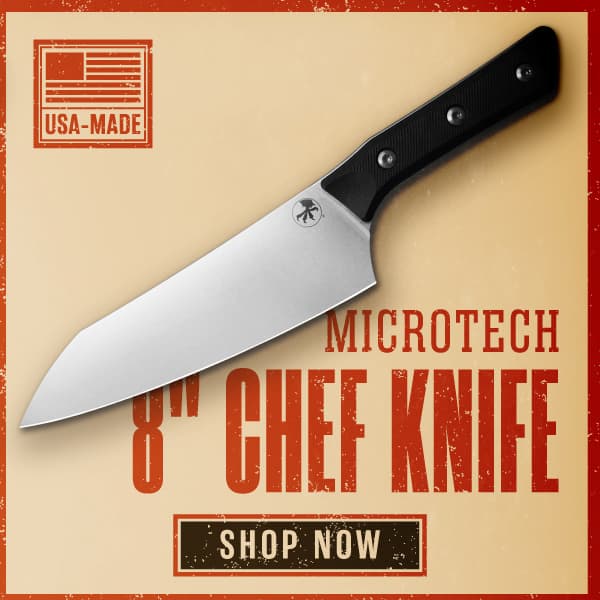 Microtech 8" Chef Knife