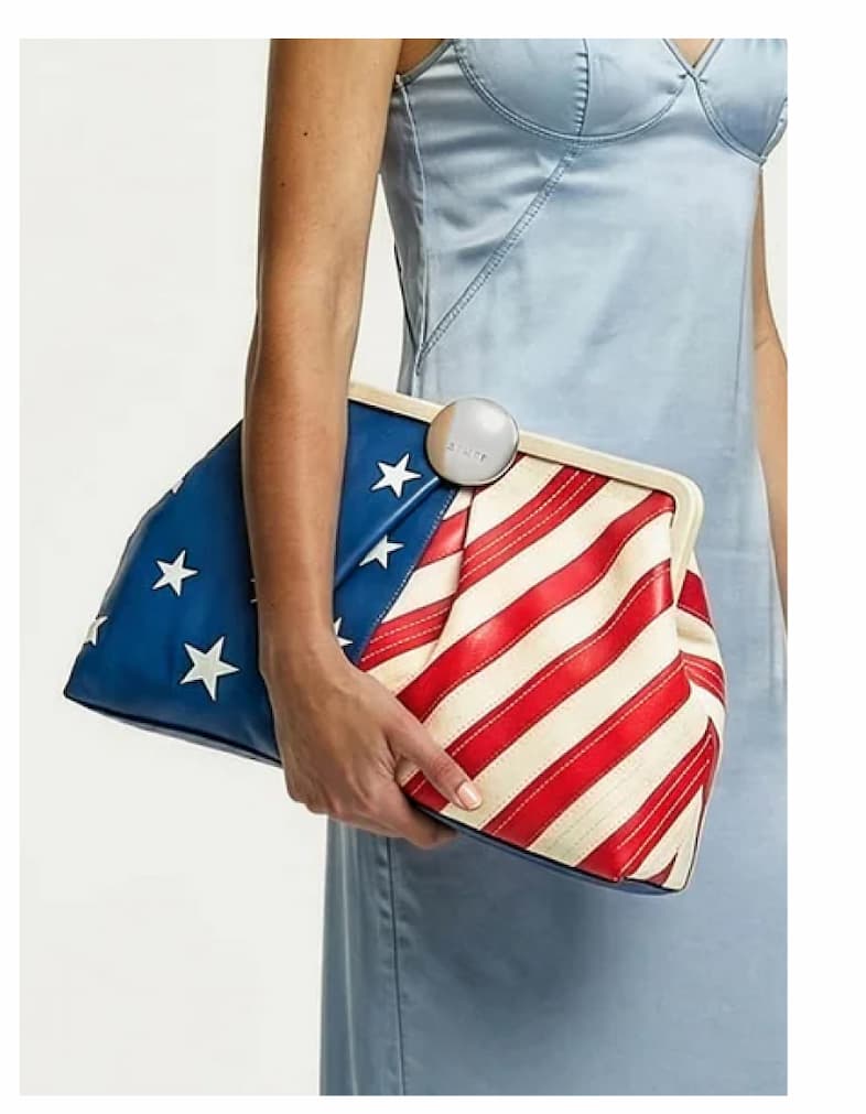 Full Circle Novelty XL Clutch - Americana Multi