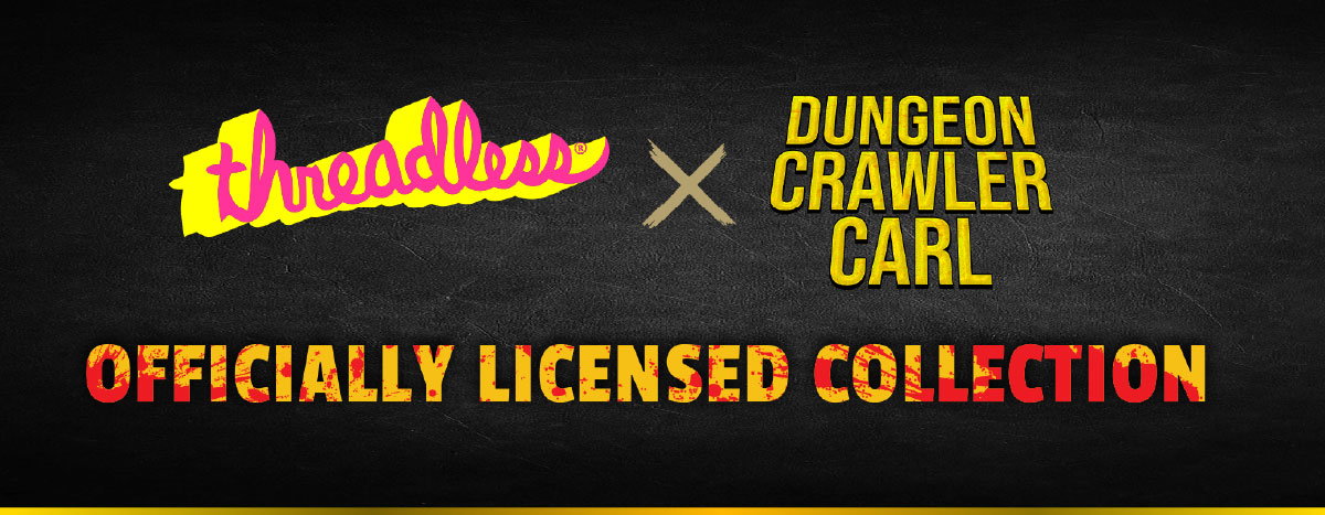 Threadless x Dungeon Crawler Carl Officially Licensed Collection