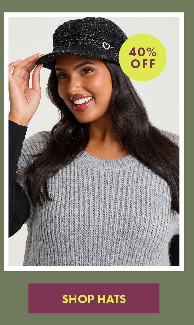 40% off Hats