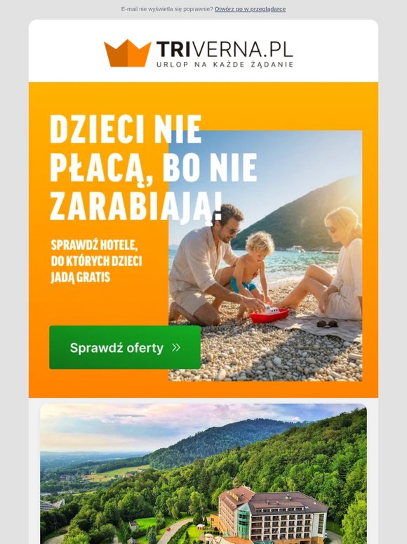 Dzieci nie płacą, bo nie zarabiają! ☀️🌊🐚