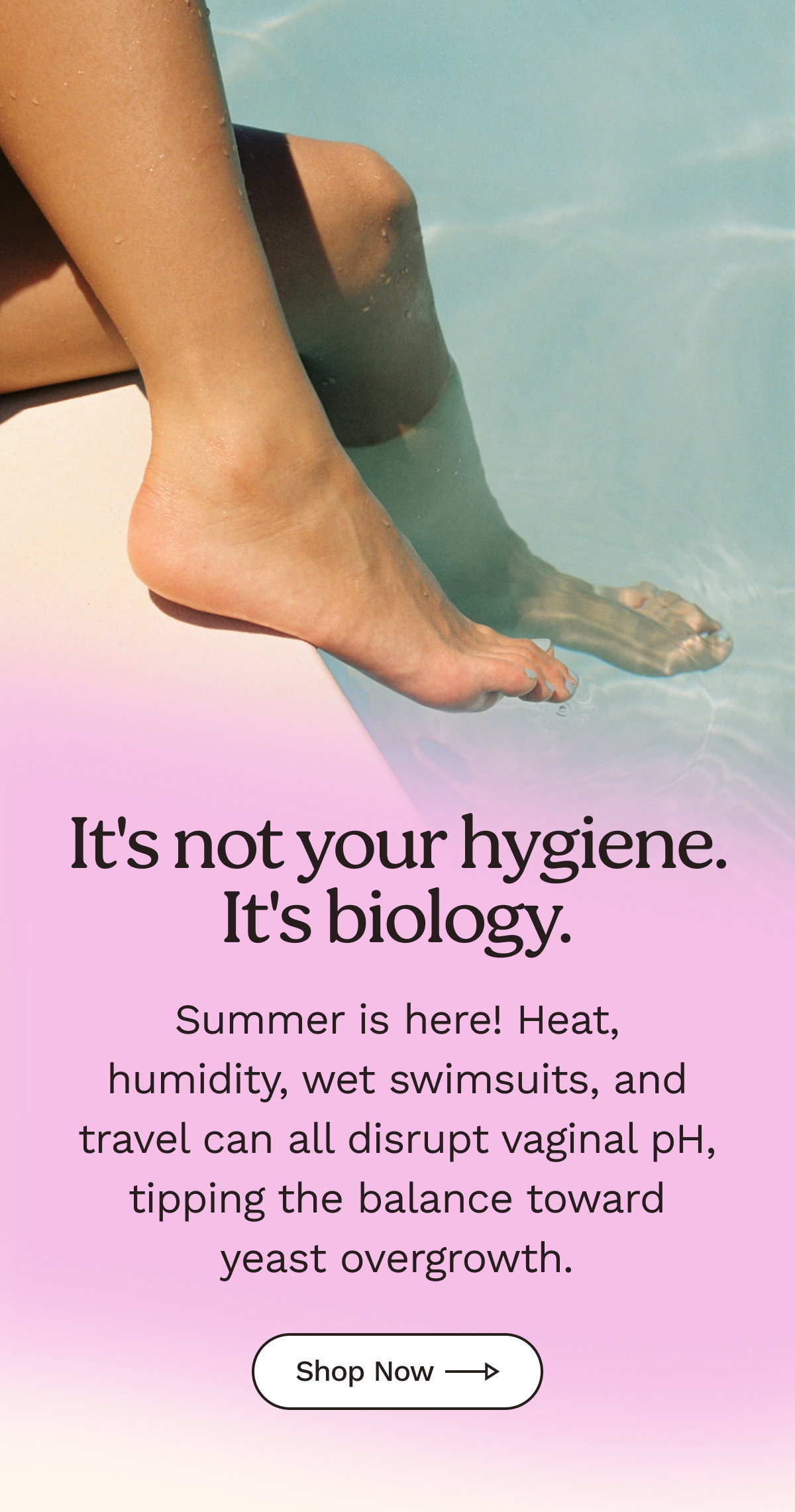 It's not your hygiene. It's biology. 