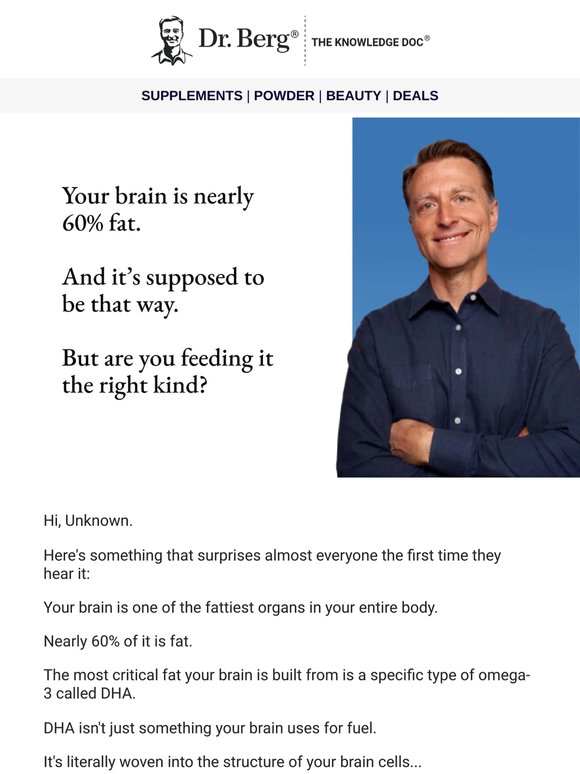 Your brain is nearly 60% fat—are you feeding it the right kind?