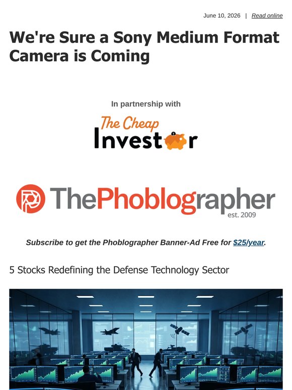 We're Sure a Sony Medium Format Camera is Coming