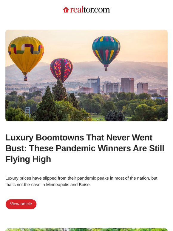 Luxury Boomtowns That Never Went Bust: These Pandemic Winners Are Still Flying High and More News