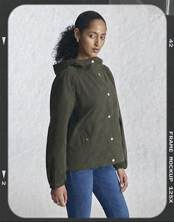 Button-Up Utility Jacket Deep Depths