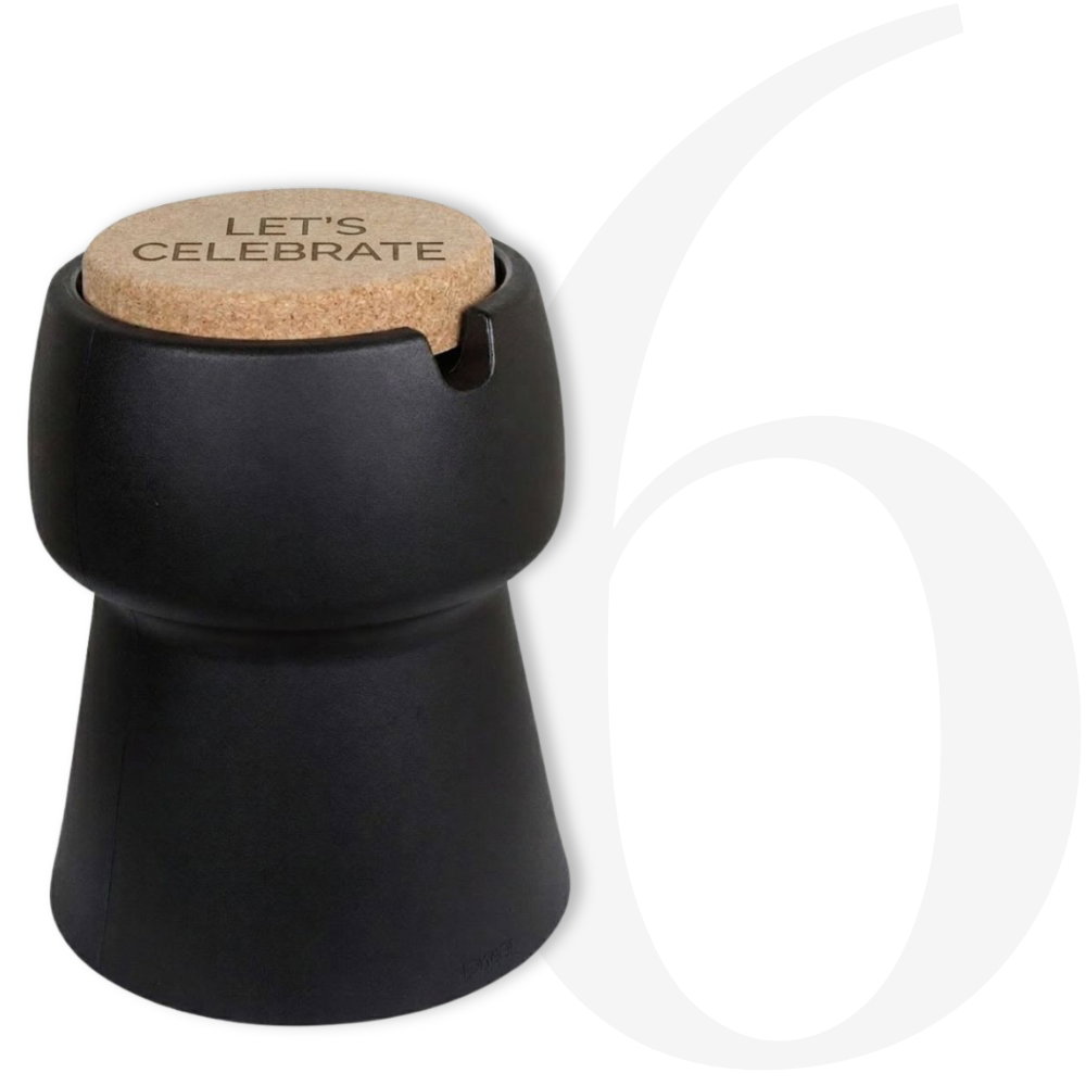 Personalised Bubalou Champ Stool & Ice Bucket - Black