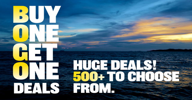 Buy One, Get One Deals. Huge Deals! 500+ To Choose From.