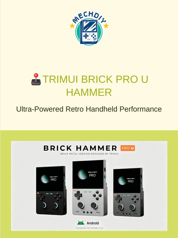 🕹️ TRIMUI BRICK PRO U HAMMER Ultra-Powered Retro Handheld Performance