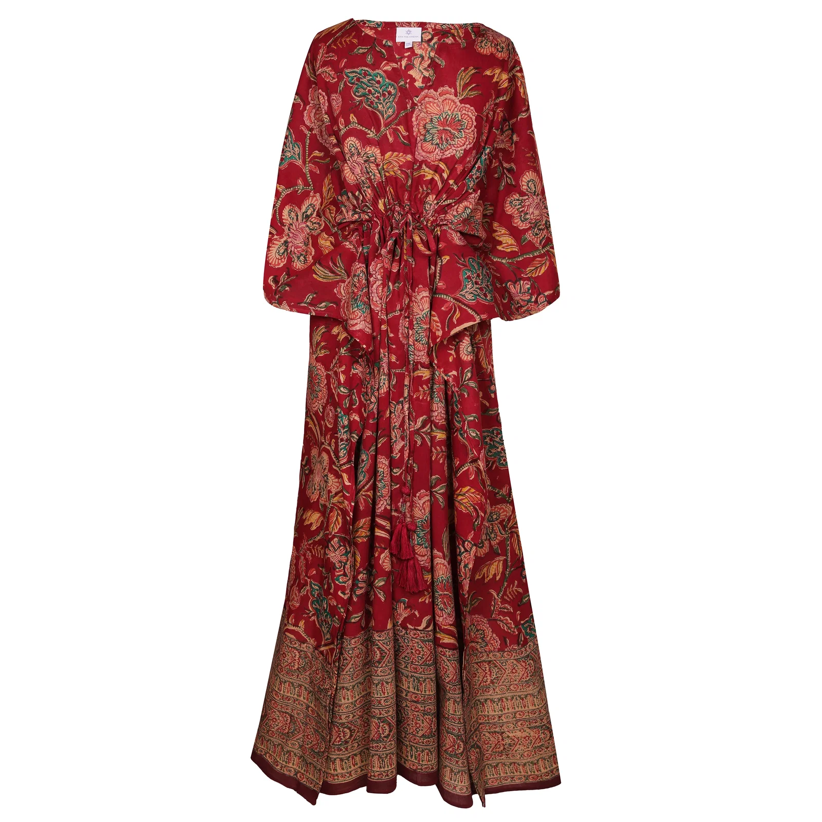 Image of Catania Floral Maxi Kaftan Dress