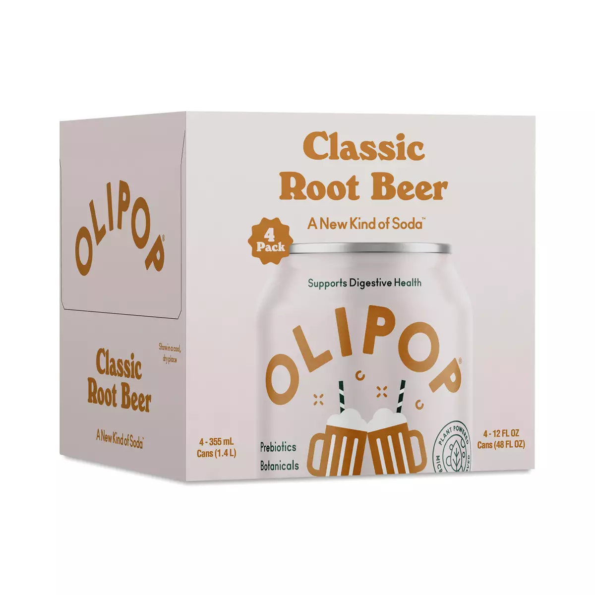Prebiotic Soda, Classic Root Beer